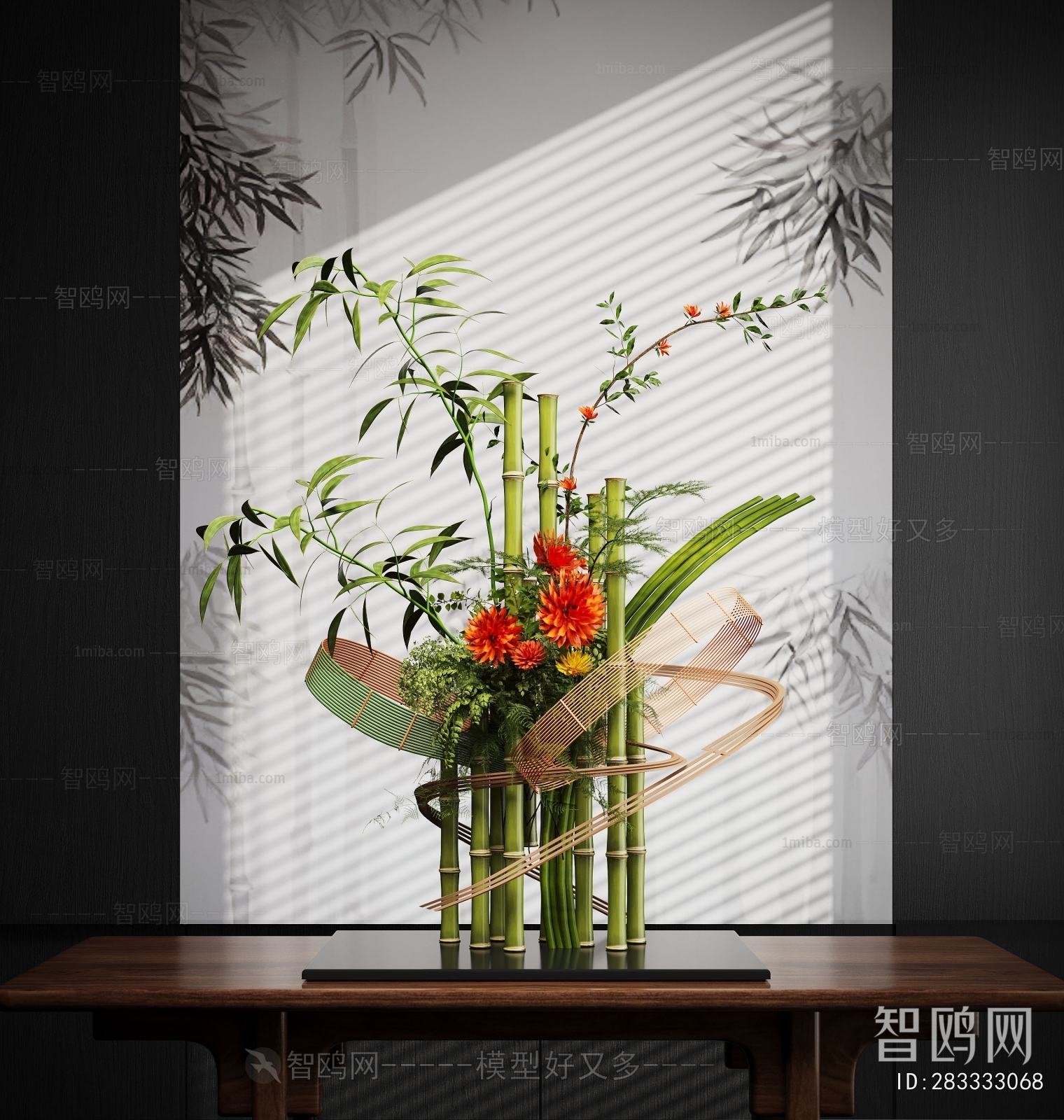 New Chinese Style Plant Landscaping