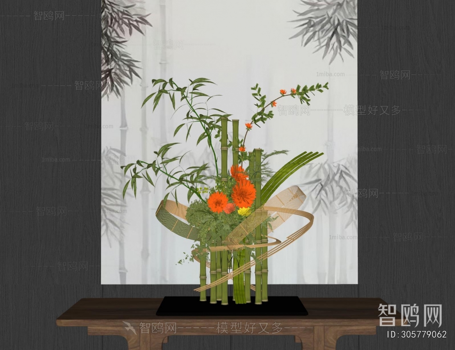 New Chinese Style Plant Landscaping