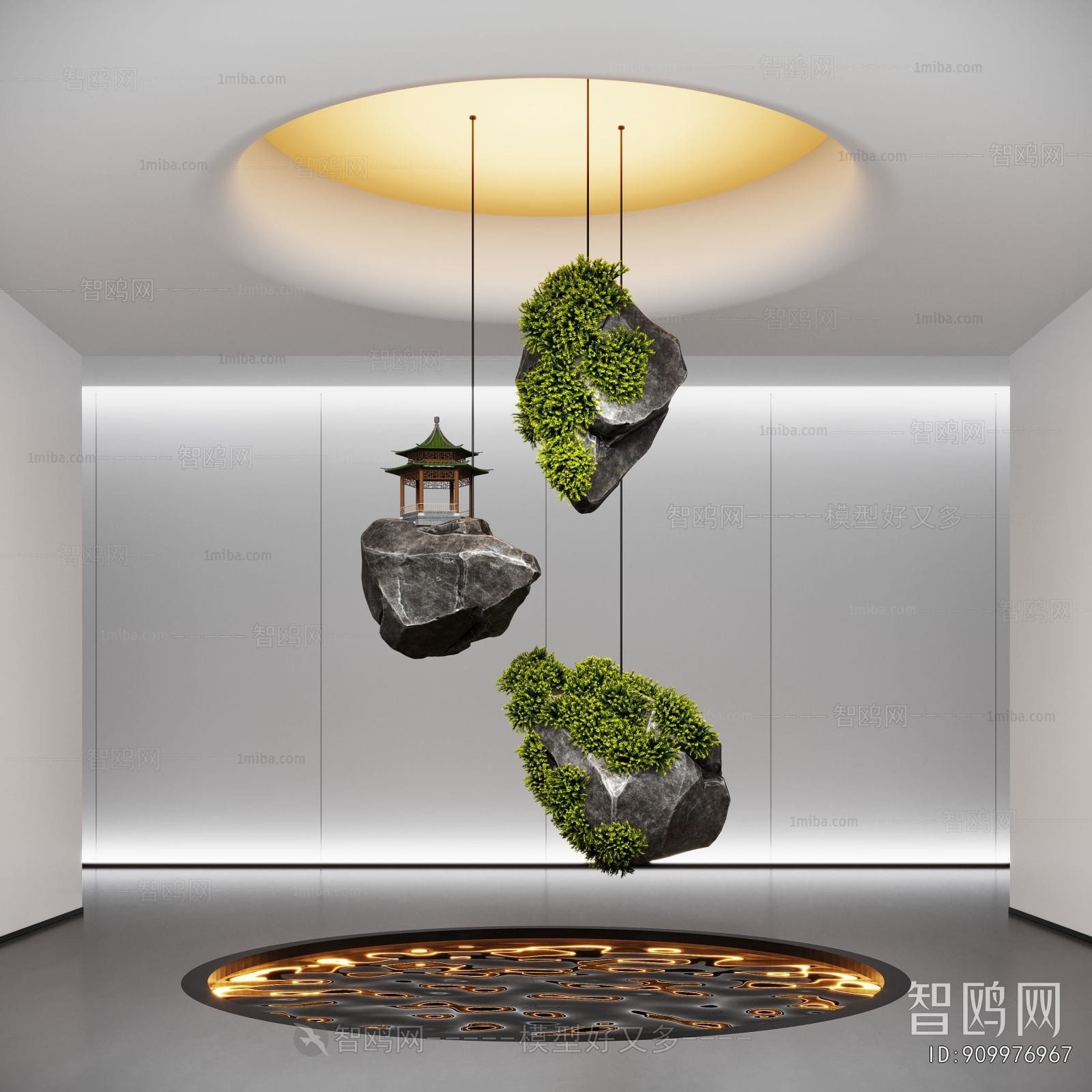 New Chinese Style Plant Landscaping