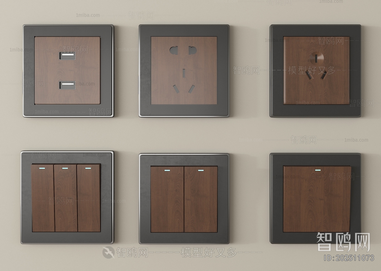 Modern Switch Socket Panel