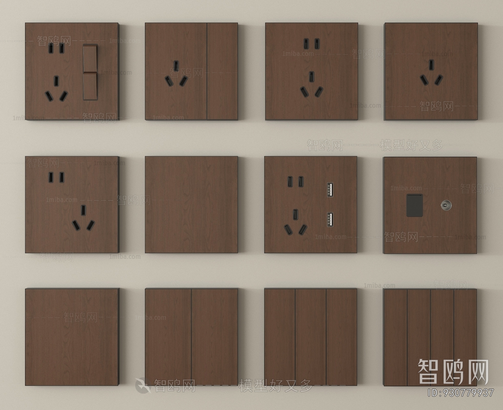 Modern Switch Socket Panel