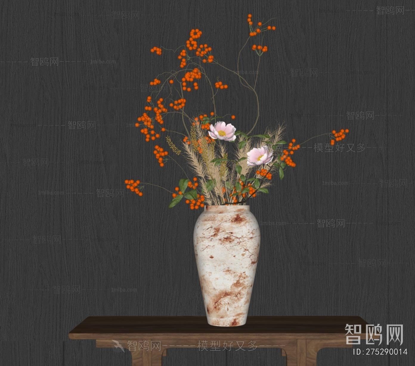 New Chinese Style Flower Arrangement