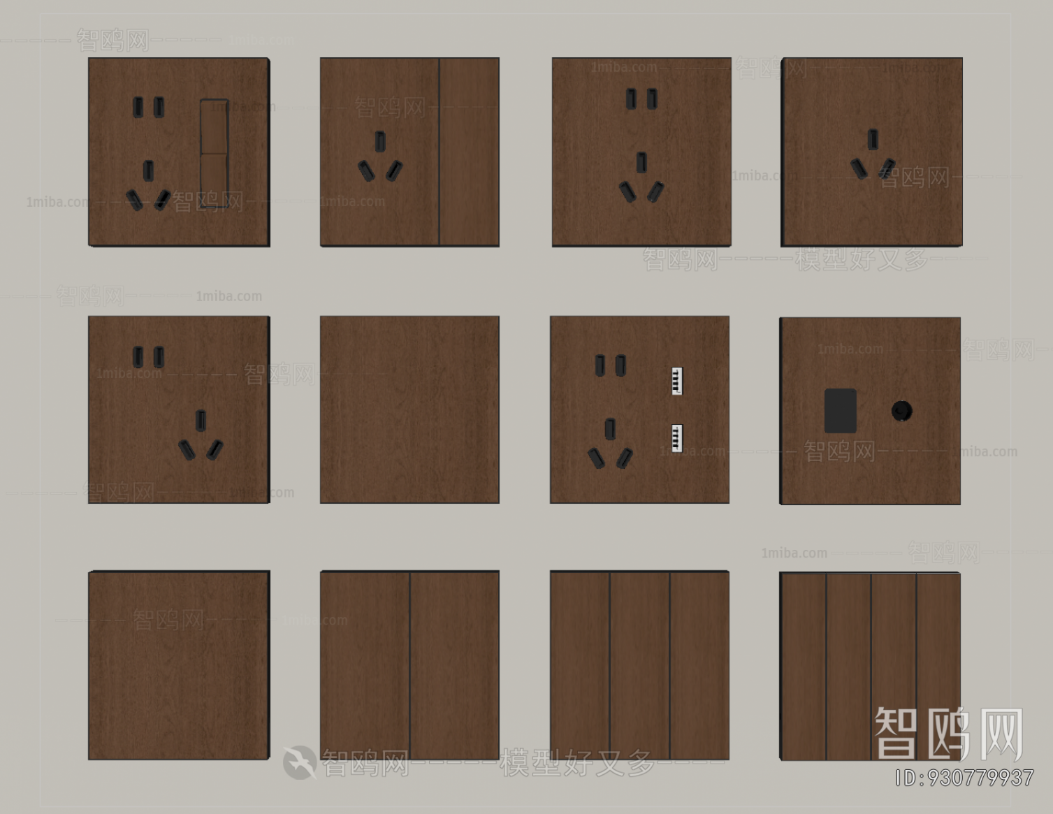 Modern Switch Socket Panel