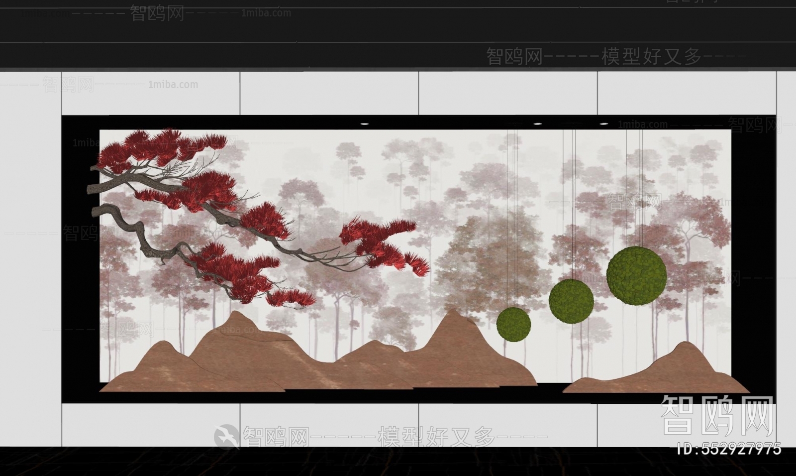 New Chinese Style Plant Landscaping