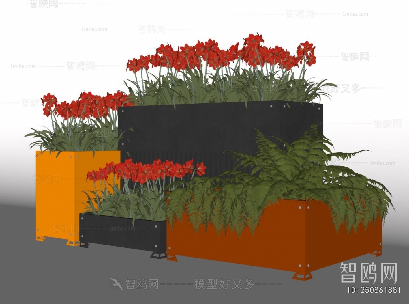 Modern Flower Bed, Flower Bowl, Flower Box