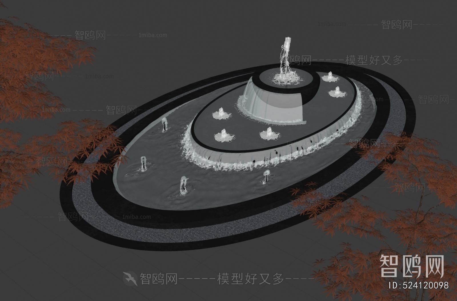 Modern Rockery Waterscape