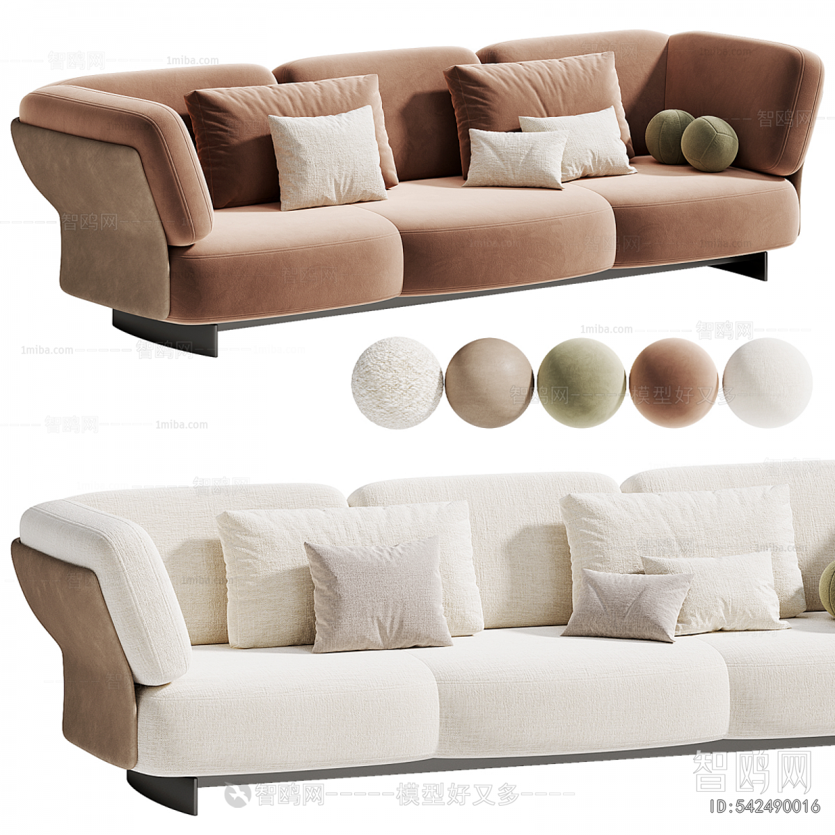 Modern Three-seat Sofa