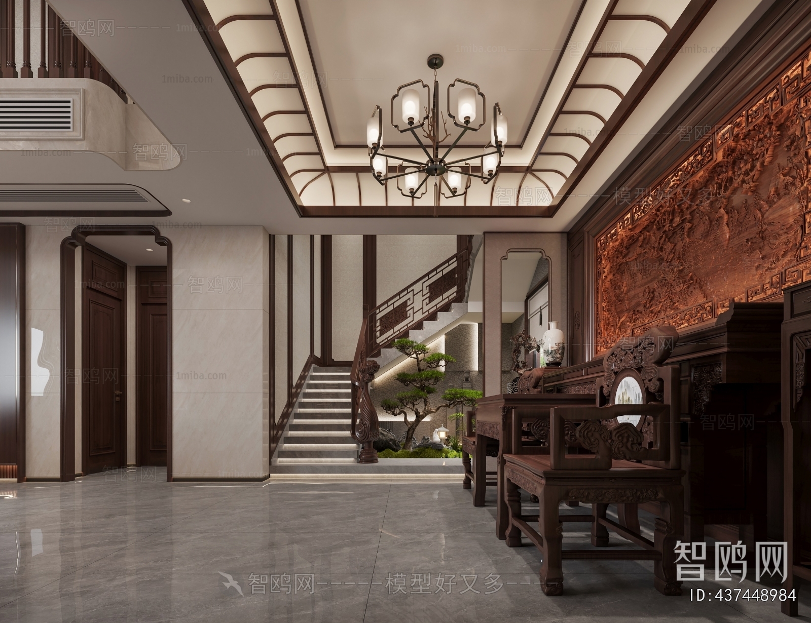 New Chinese Style Hallway