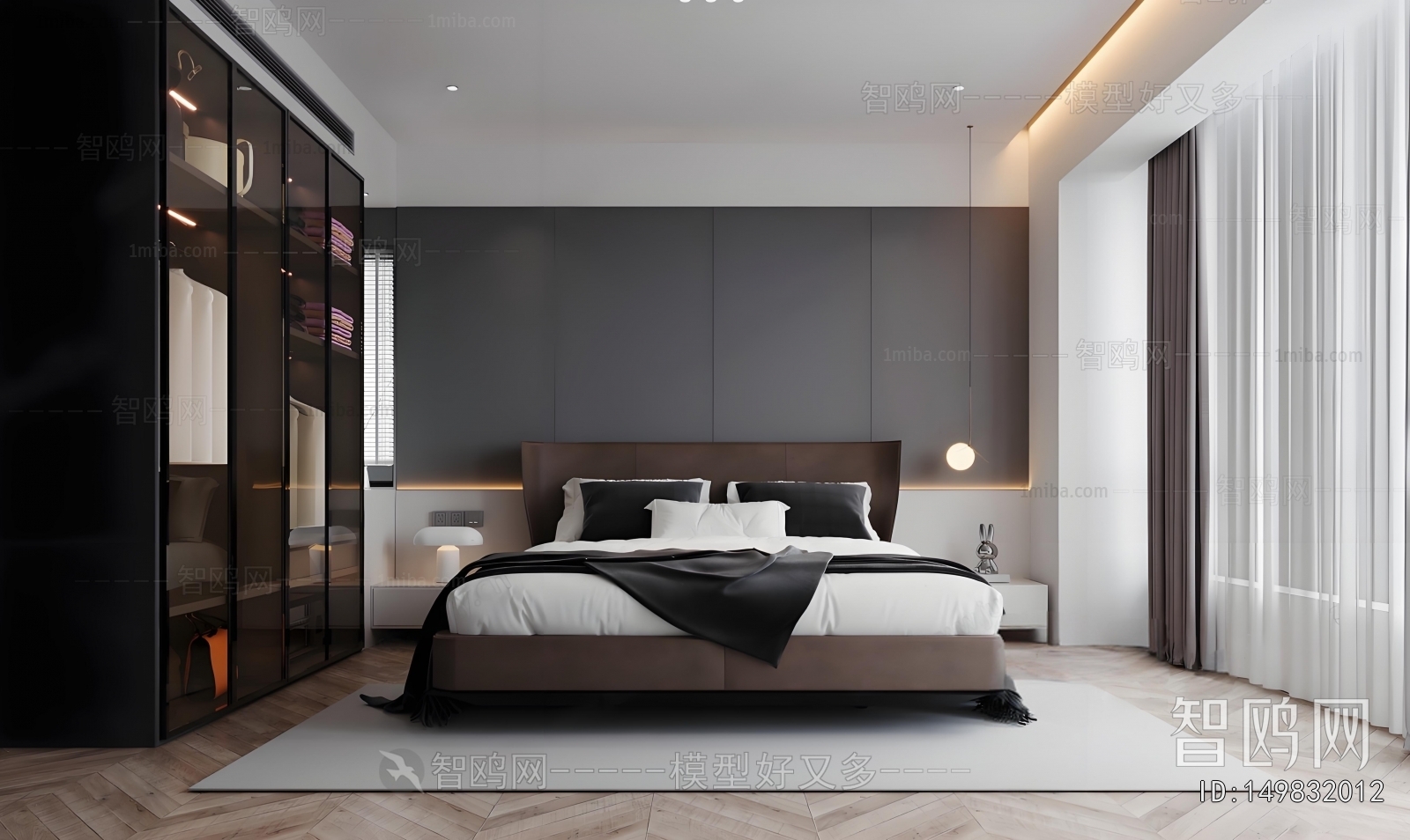 Modern Clothes Storage Area