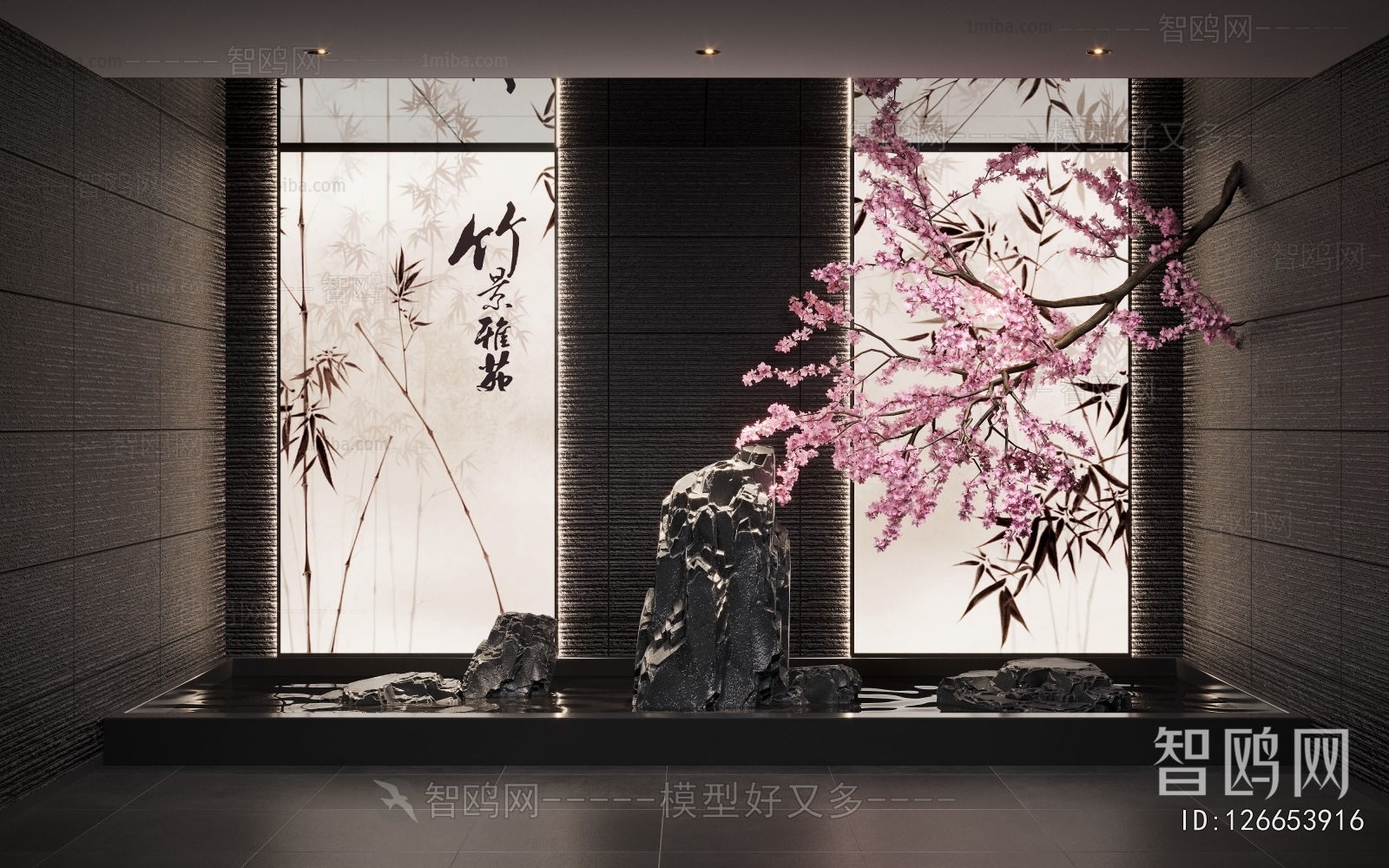 New Chinese Style Plant Landscaping