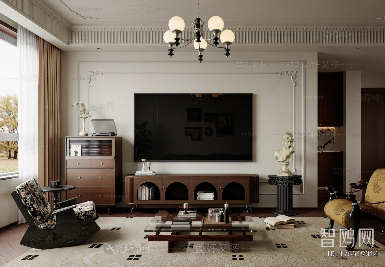 French Style A Living Room