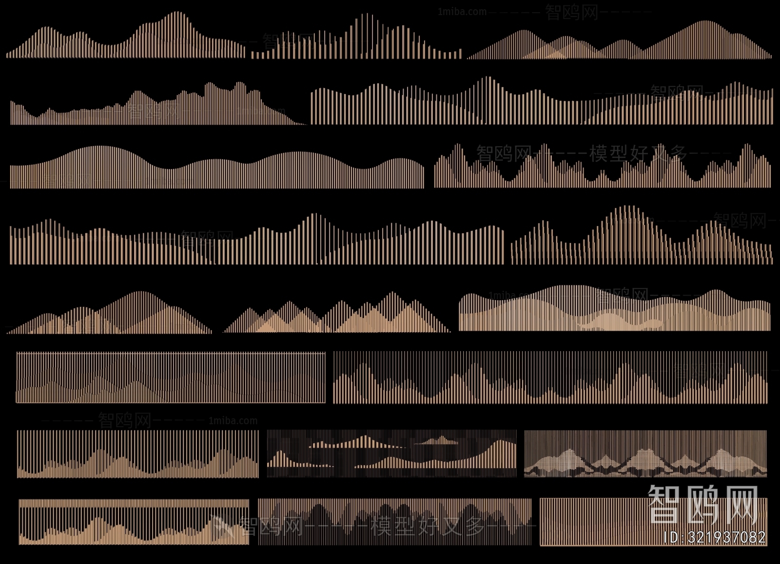New Chinese Style Landscape Wall
