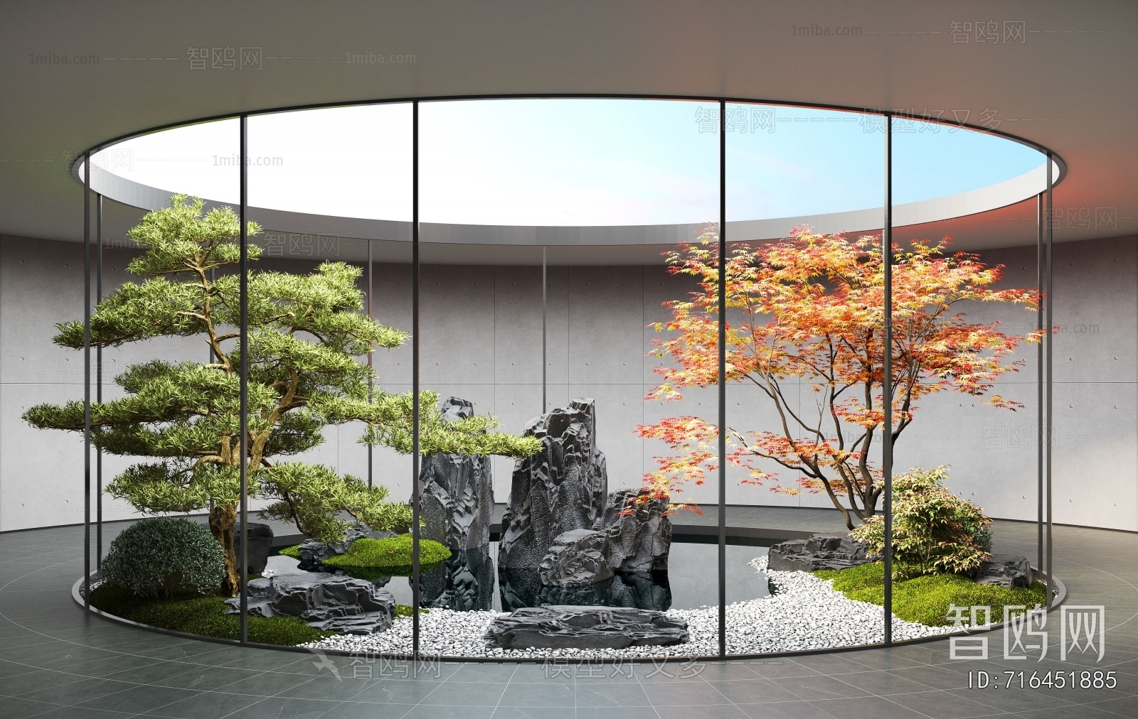 New Chinese Style Courtyard/landscape