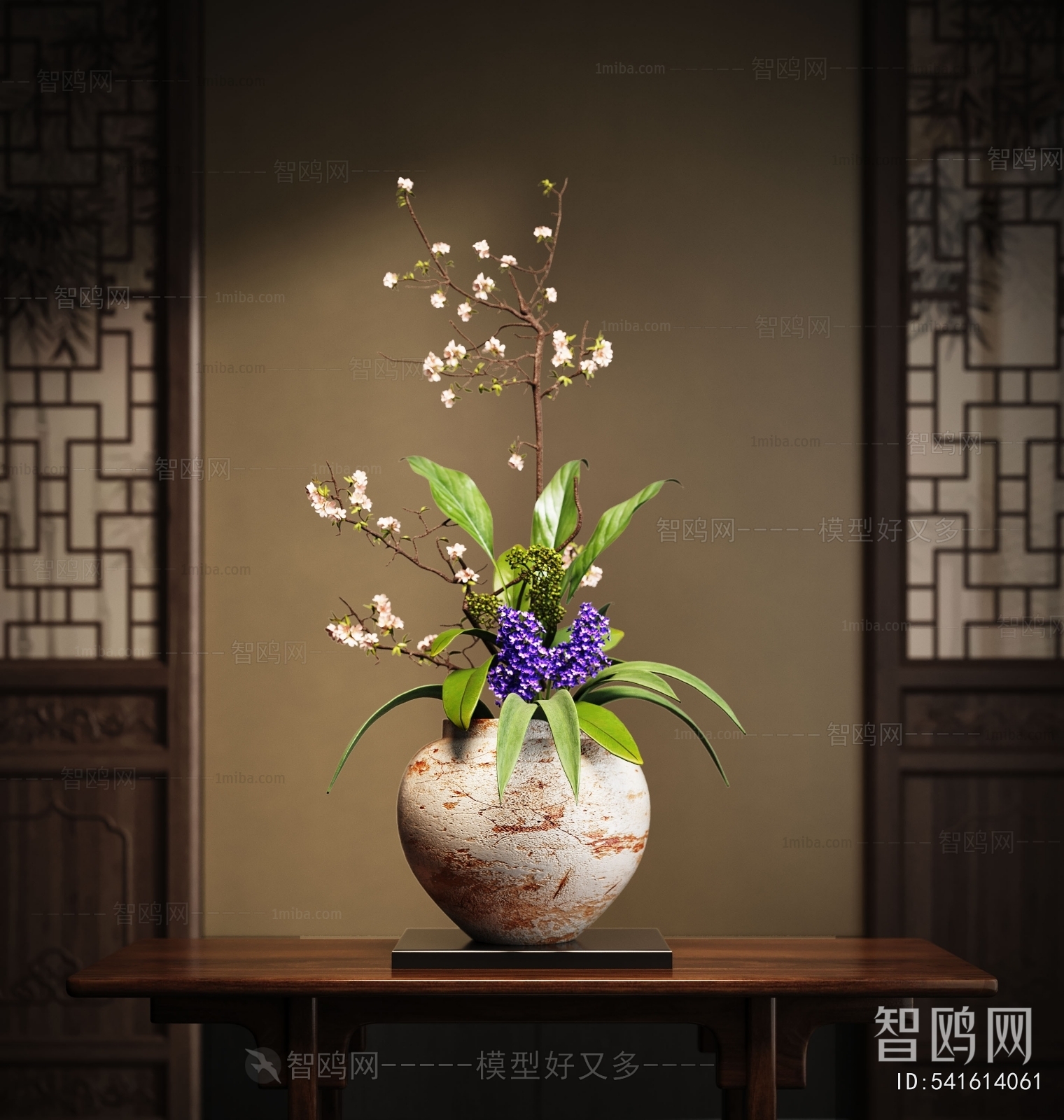 New Chinese Style Flower Arrangement