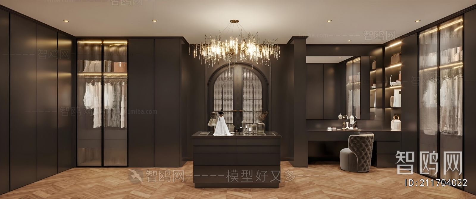 Modern Clothes Storage Area