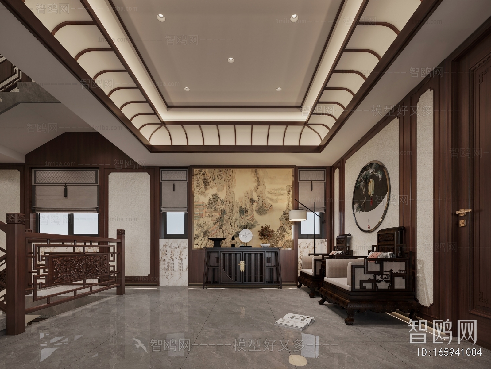 New Chinese Style Hallway