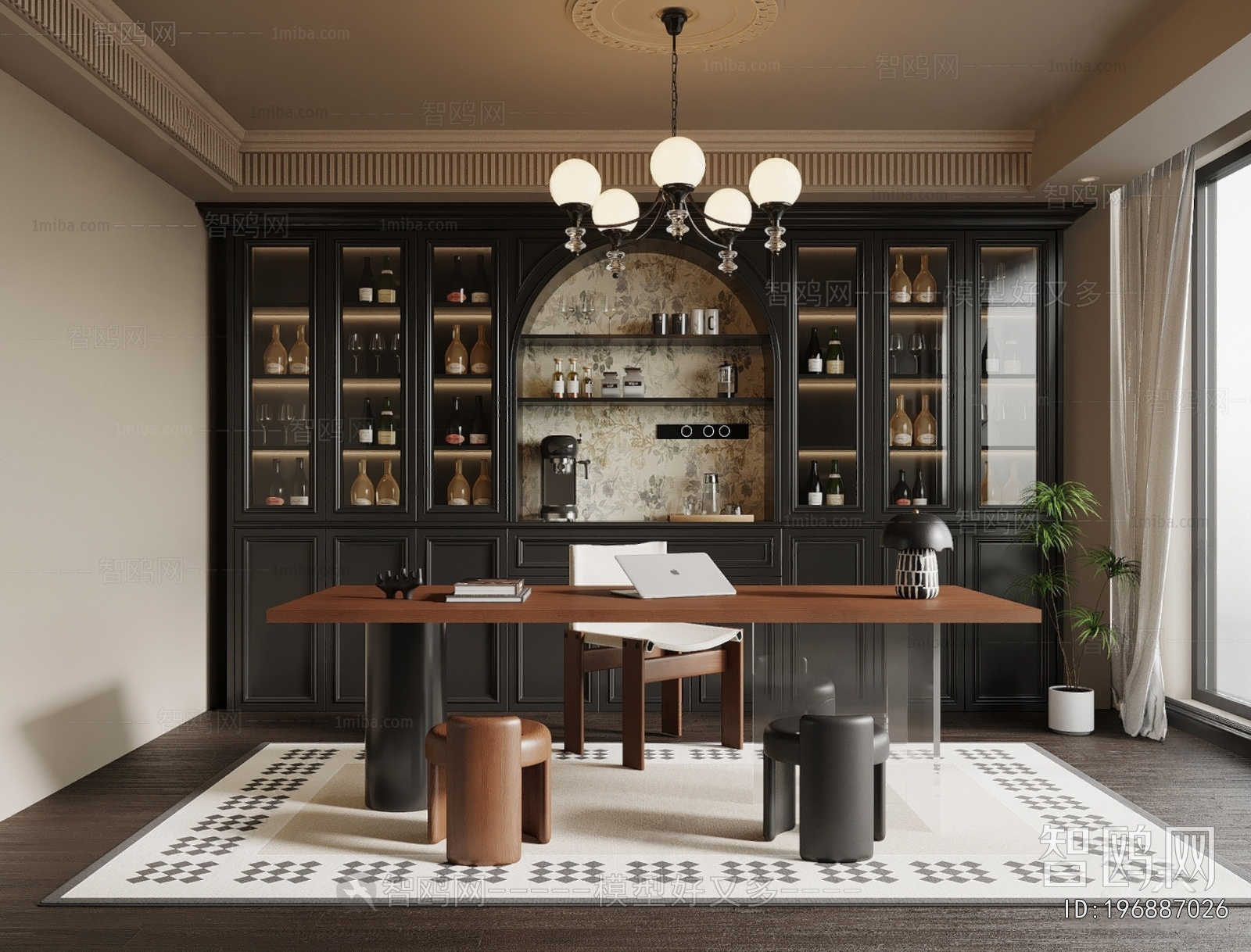 French Style Study Space