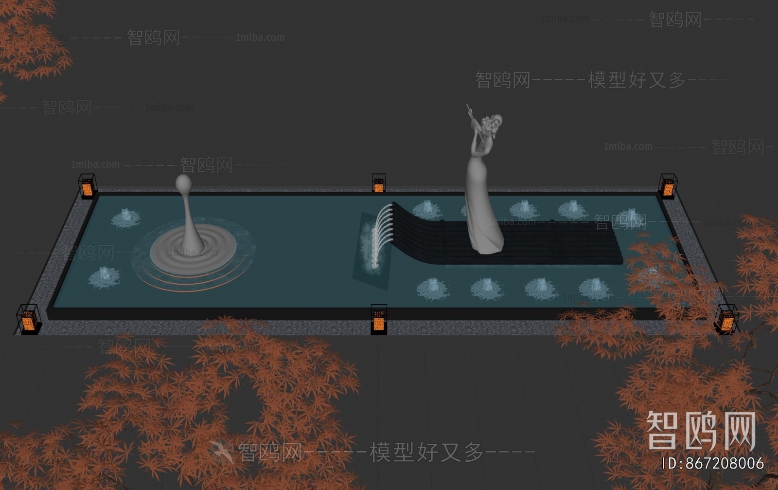 Modern Rockery Waterscape