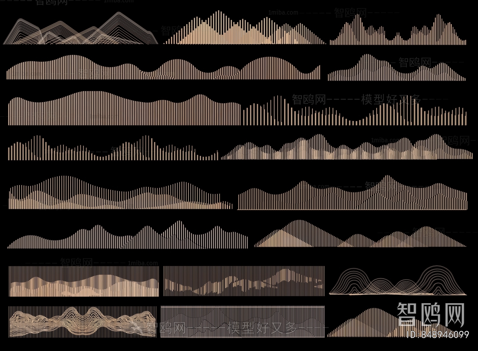 New Chinese Style Landscape Wall