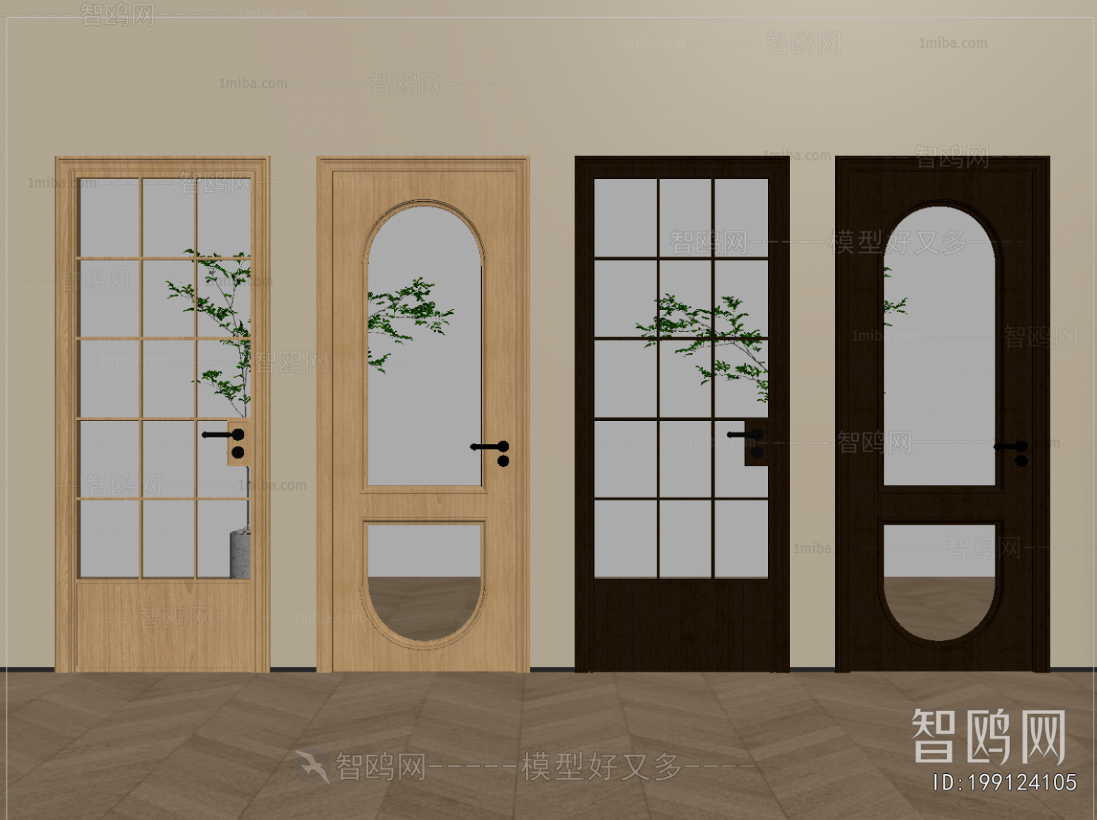 French Style Single Door