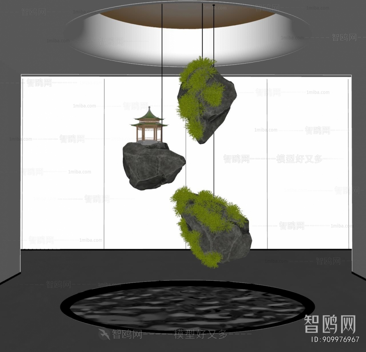 New Chinese Style Plant Landscaping