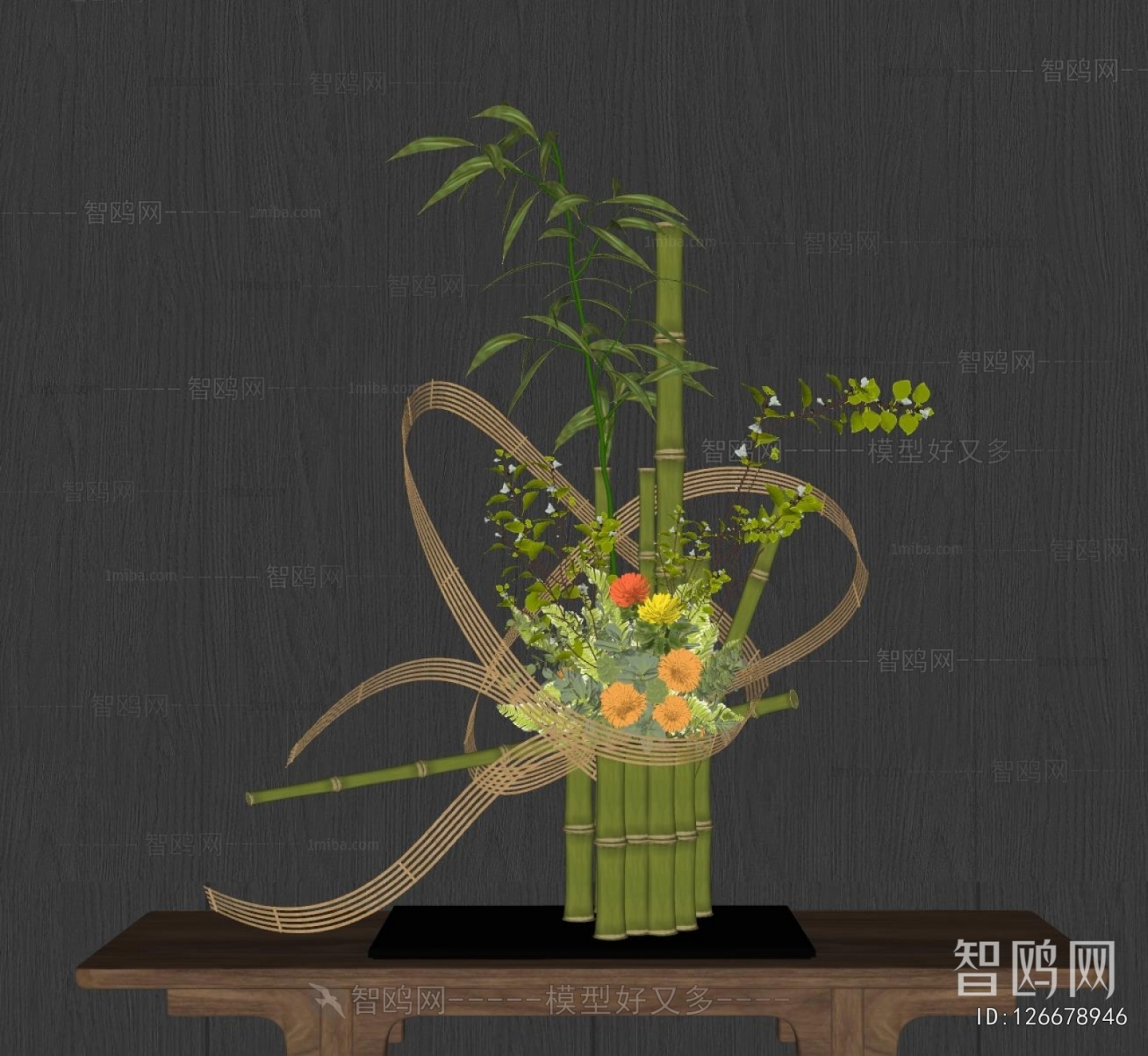 New Chinese Style Plant Landscaping