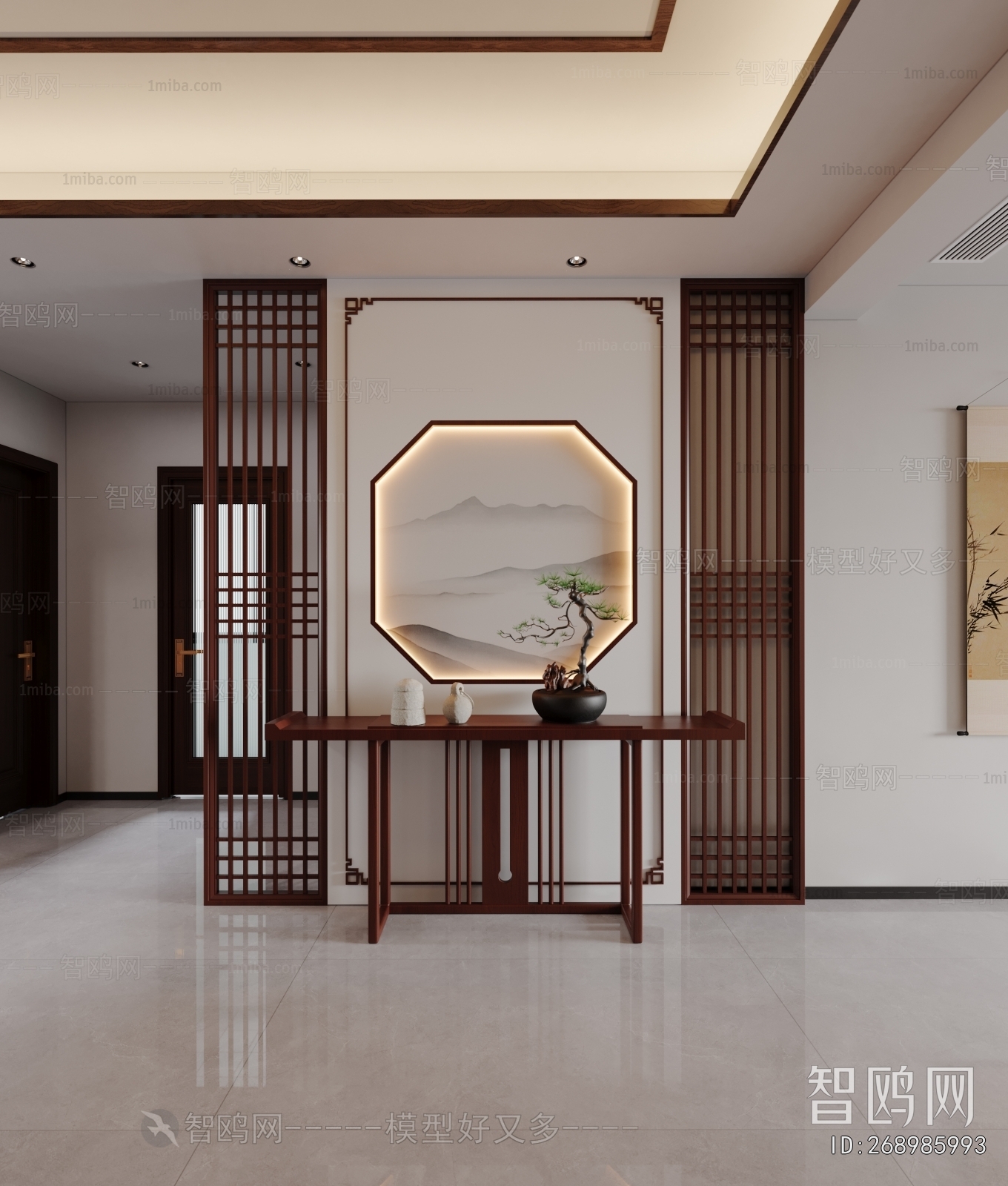 New Chinese Style Hallway