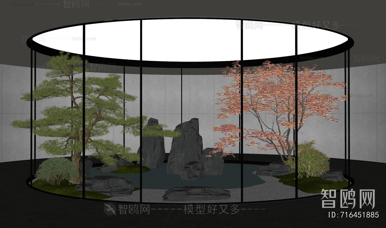 New Chinese Style Courtyard/landscape