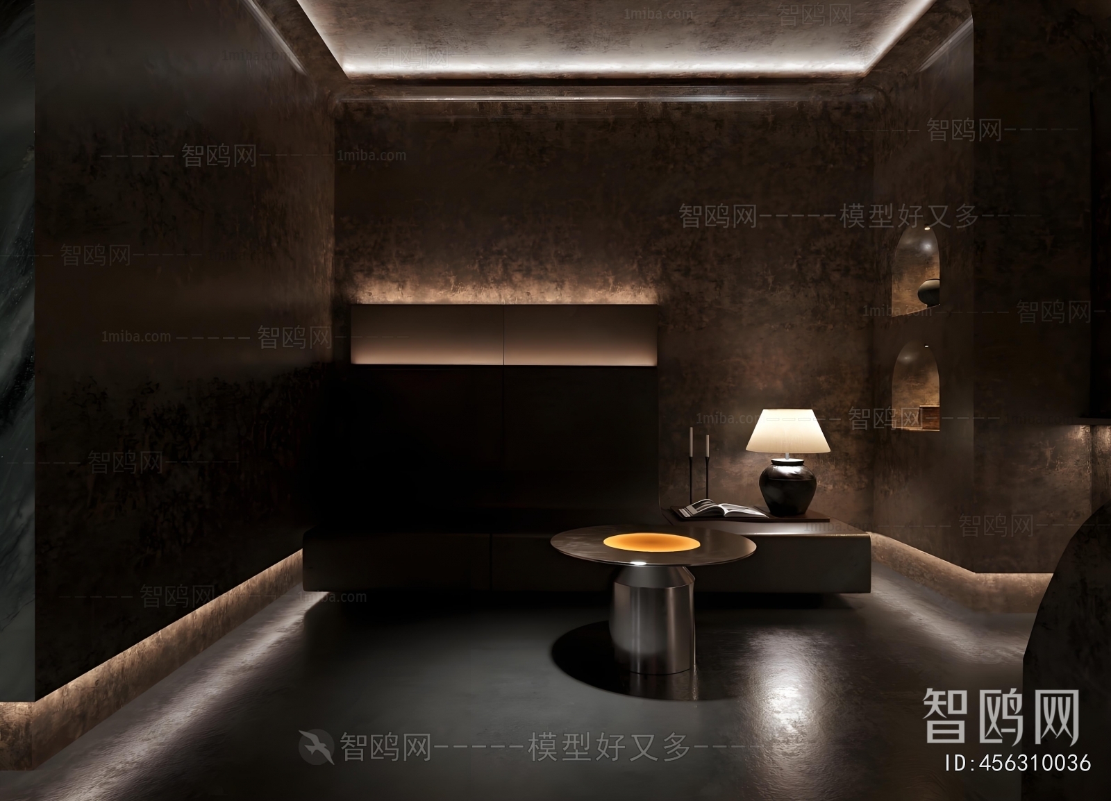 Wabi-sabi Style Club Space