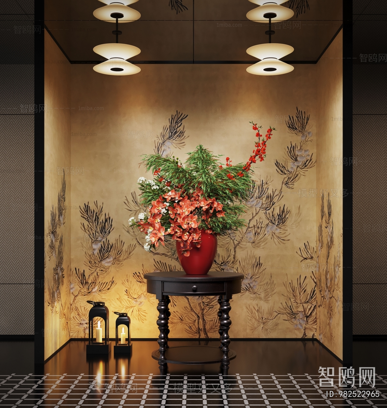 New Chinese Style Console