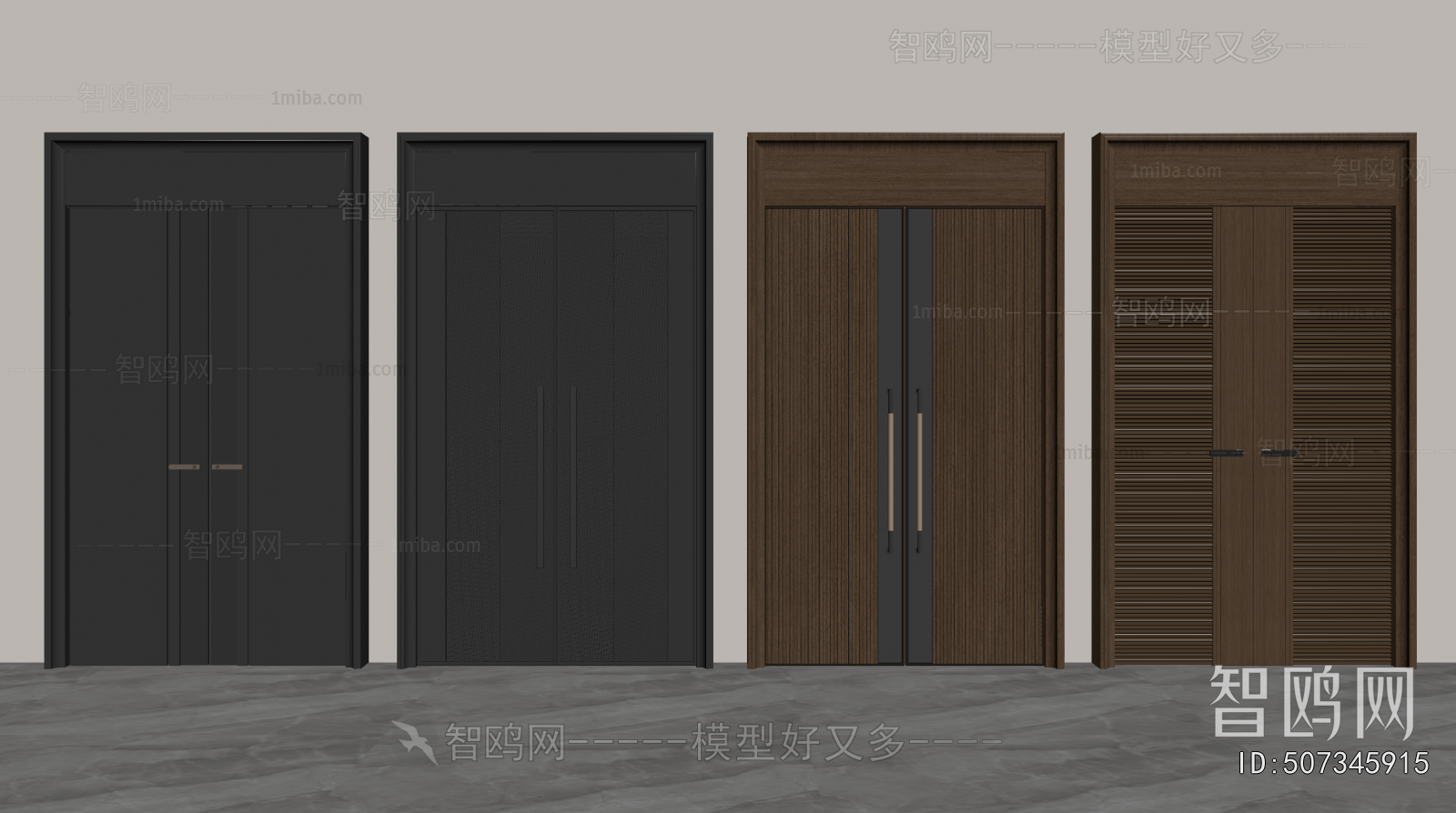 Modern Double Door