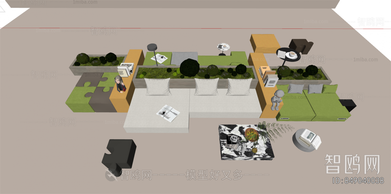 Modern Card Seat Sofa