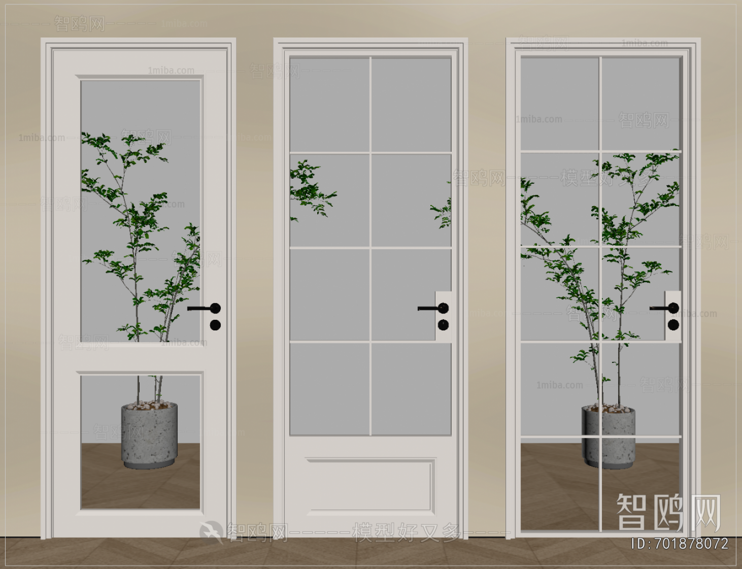 French Style Single Door