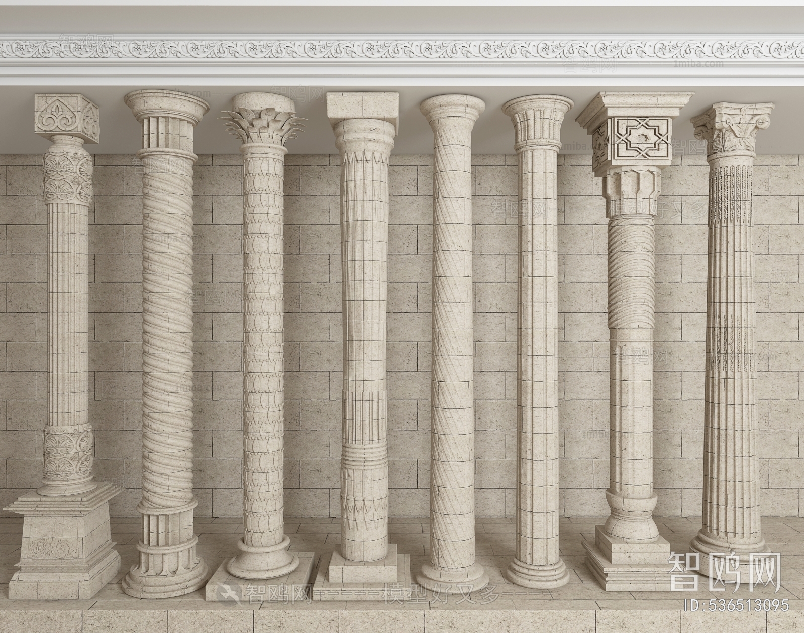 European Style Roman Pillar