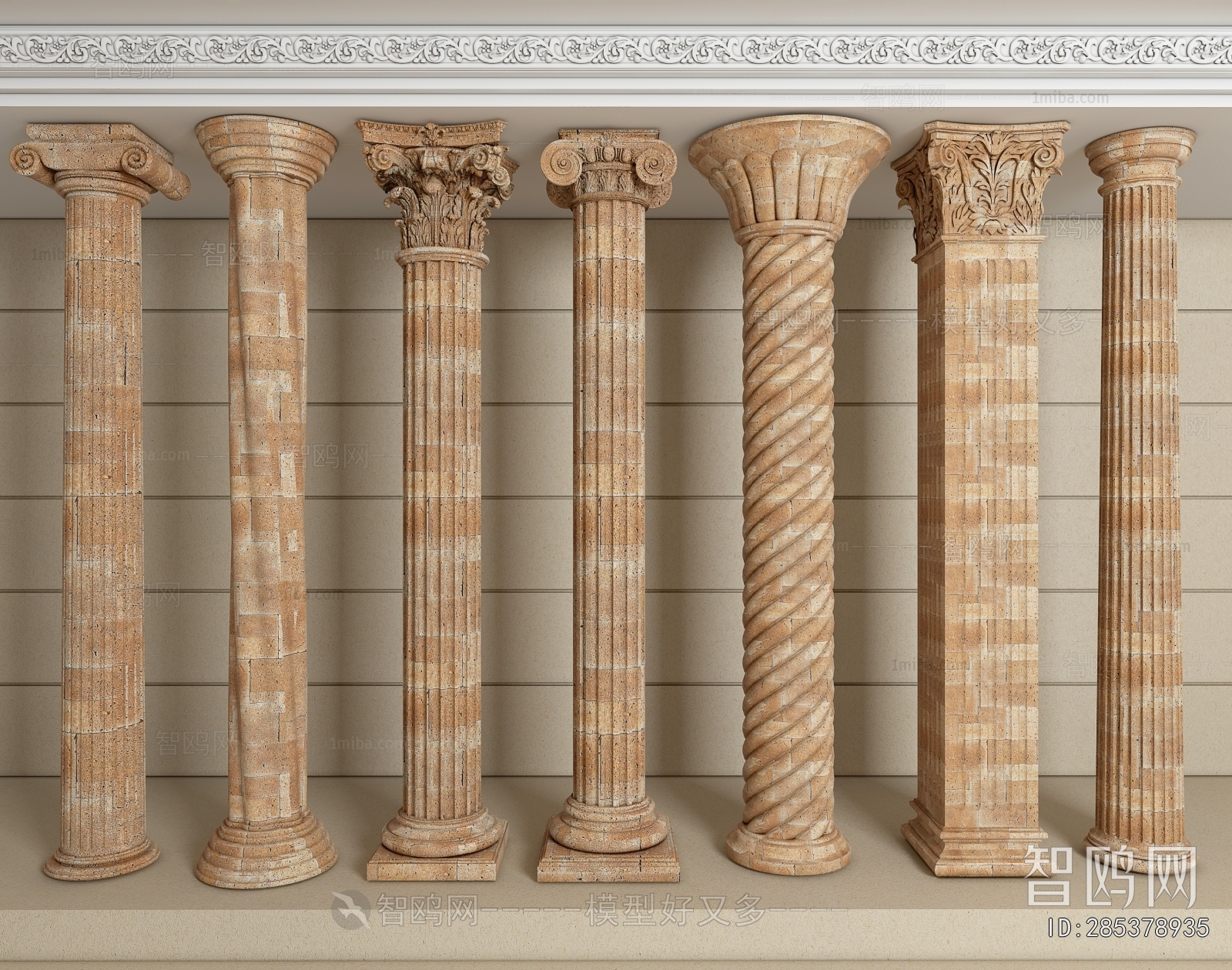 European Style Roman Pillar