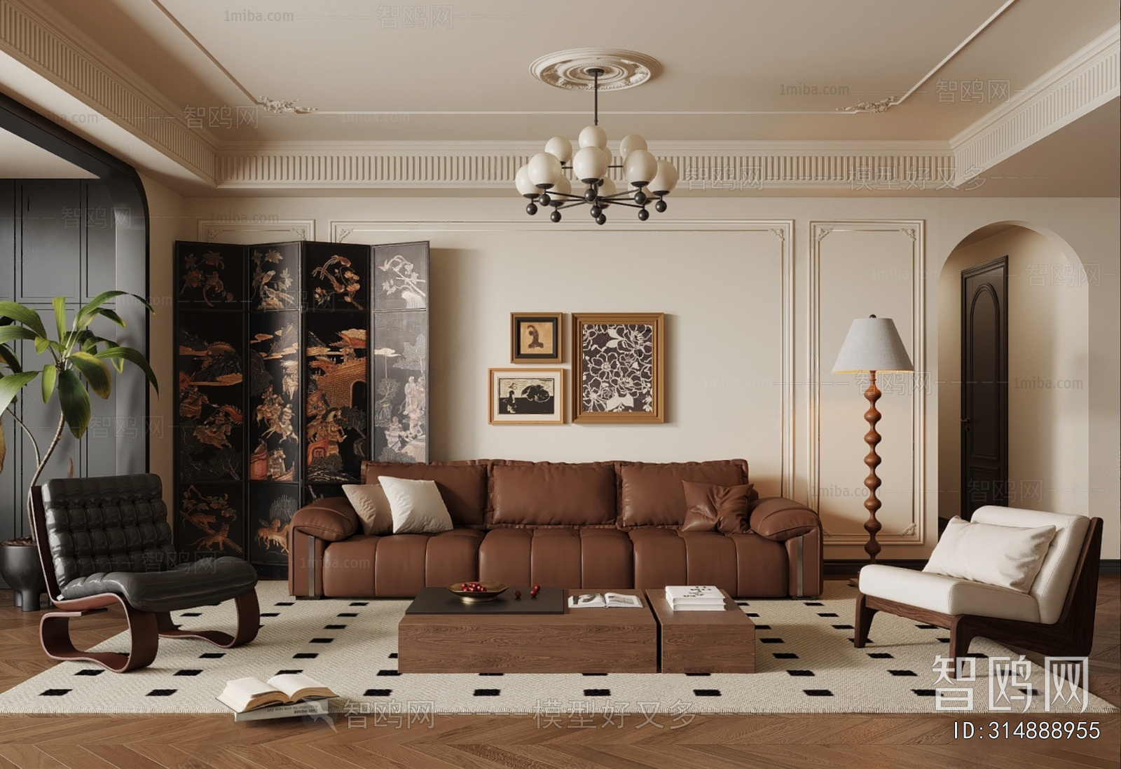 French Style A Living Room