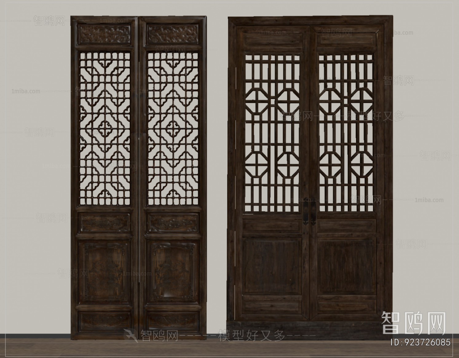 Chinese Style Double Door