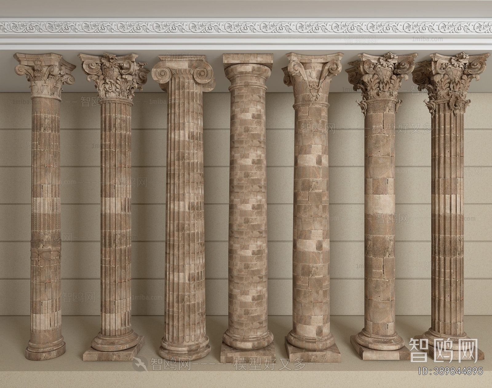 European Style Roman Pillar