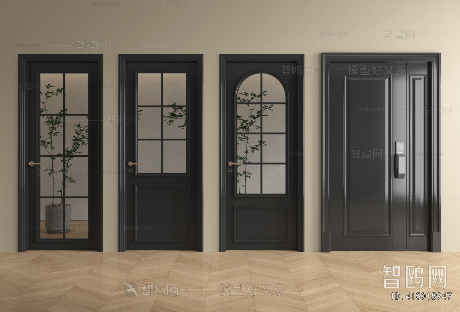 French Style Single Door