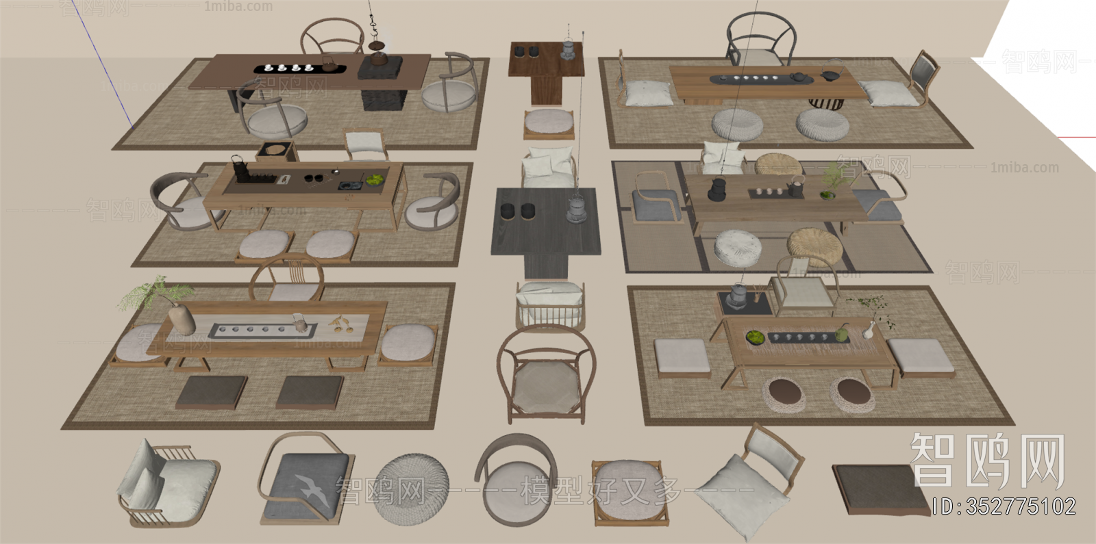 New Chinese Style Tea Tables And Chairs