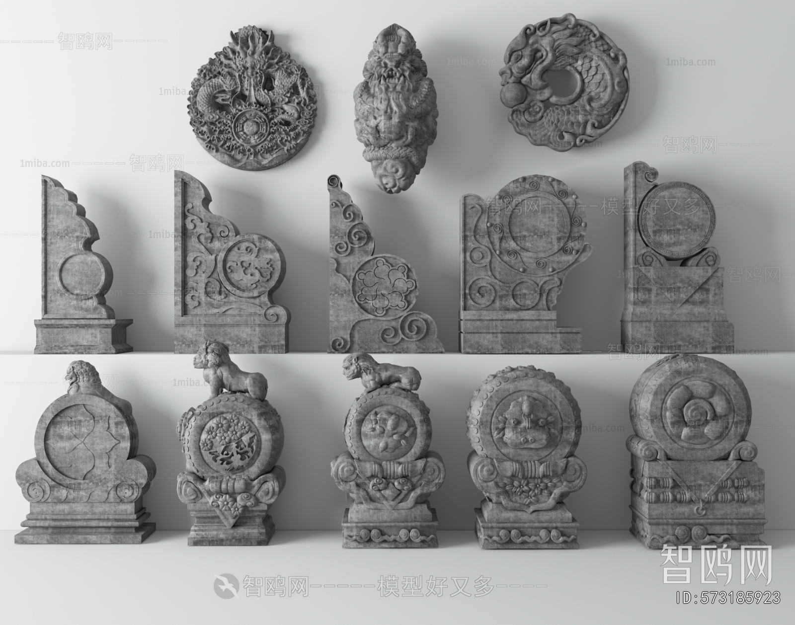 Chinese Style Stone Carving