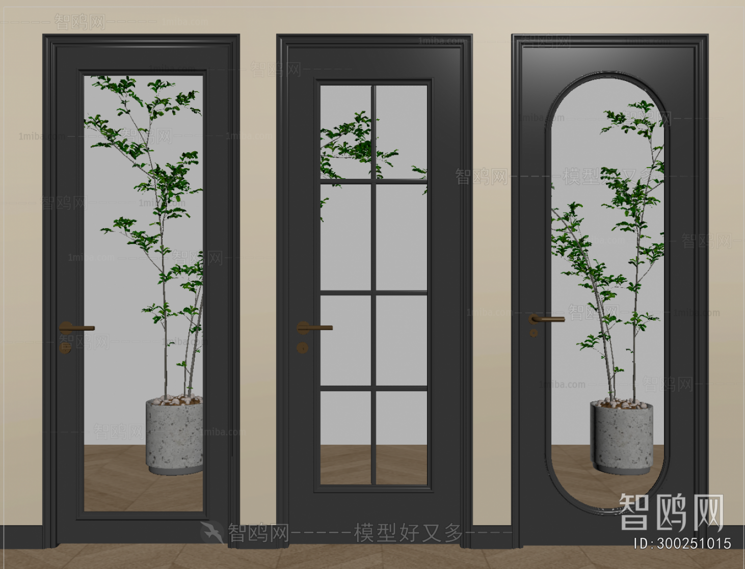 French Style Single Door