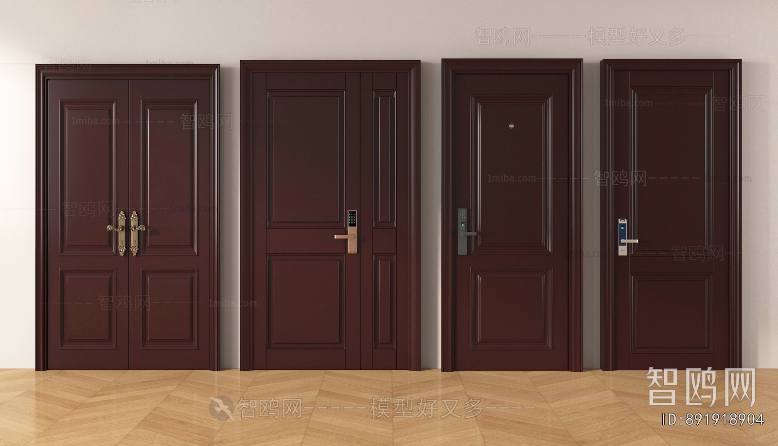 American Style Entrance Door