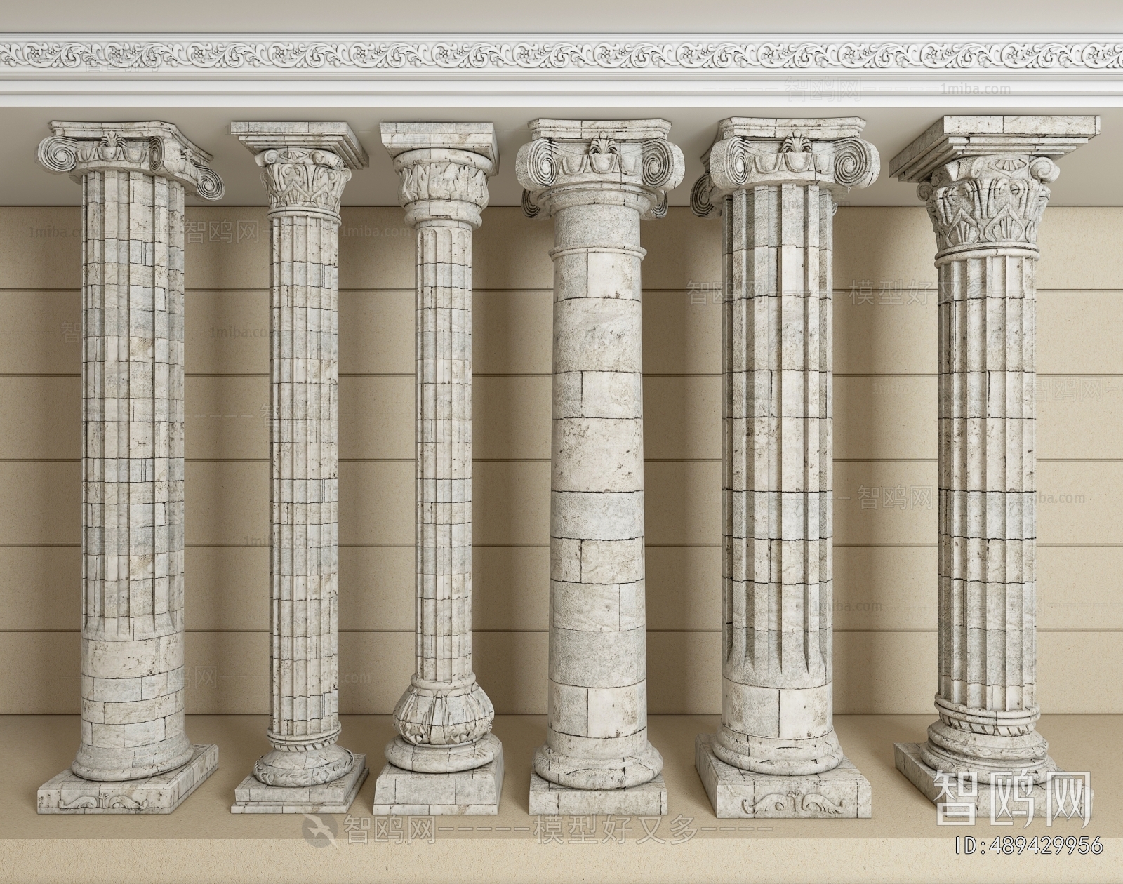 European Style Roman Pillar