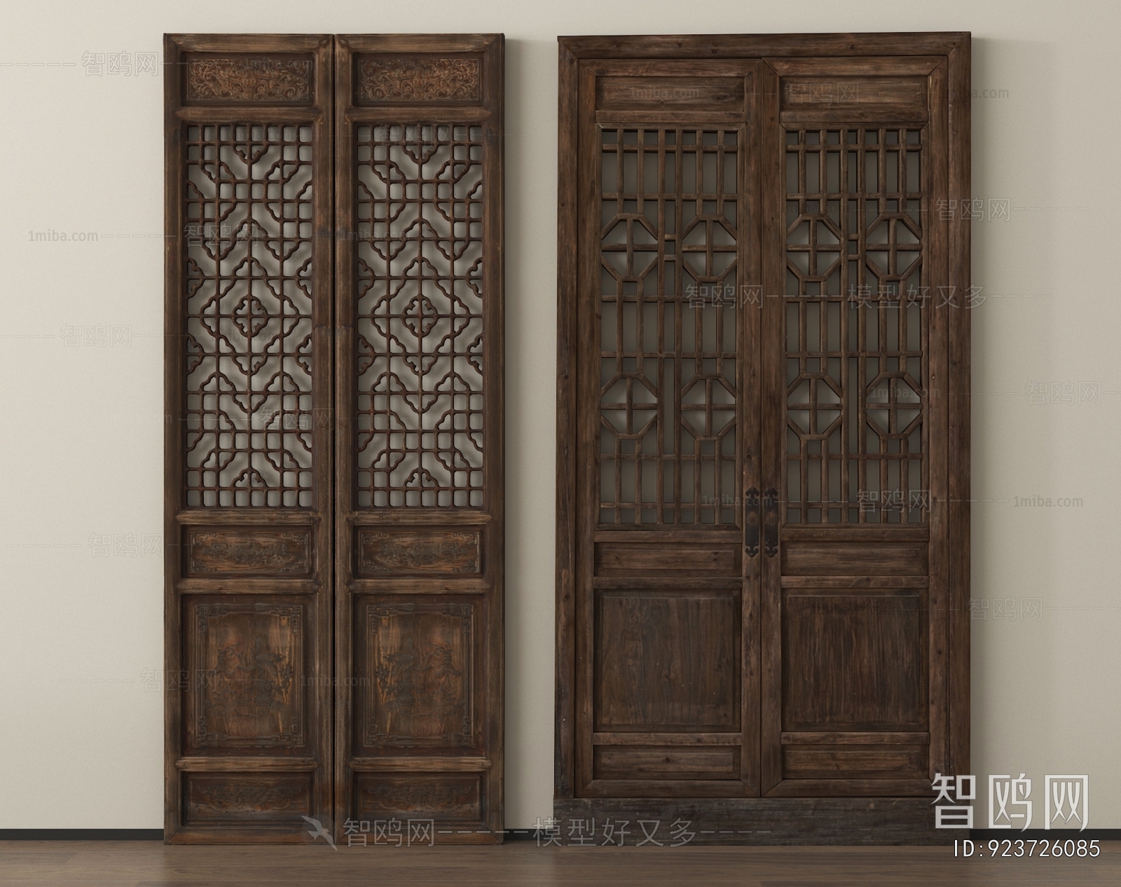 Chinese Style Double Door