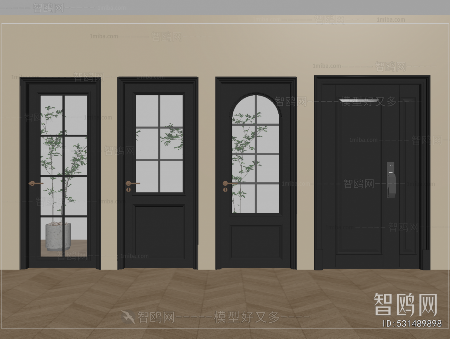 French Style Single Door