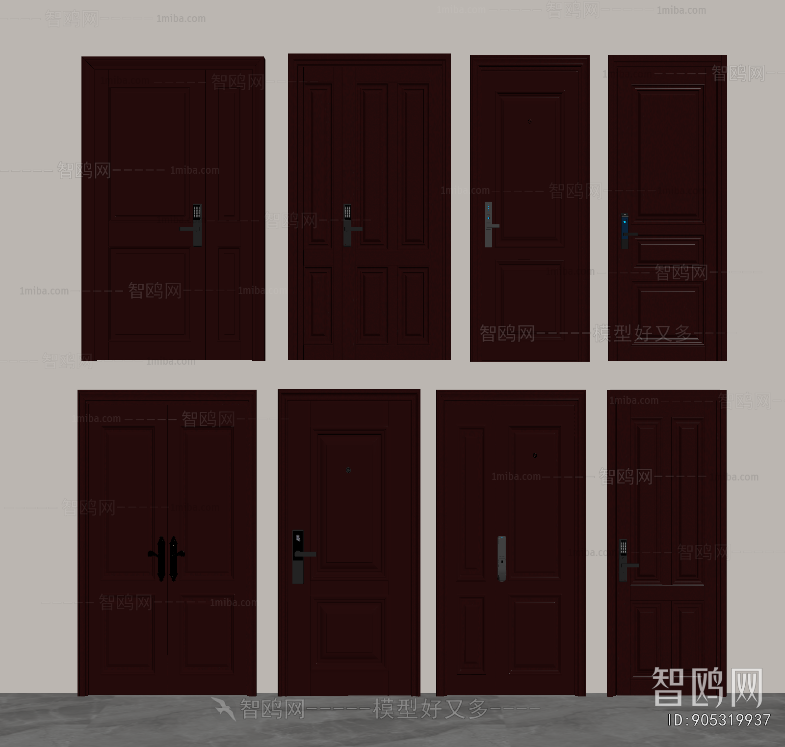 American Style Entrance Door