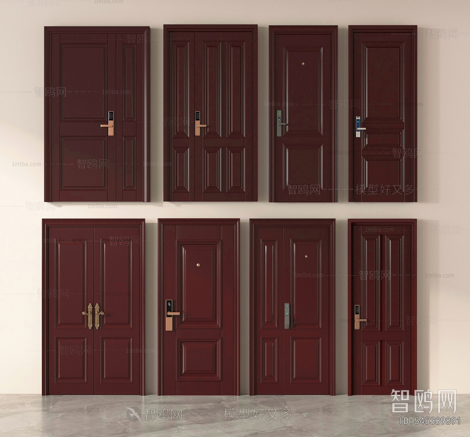 American Style Entrance Door