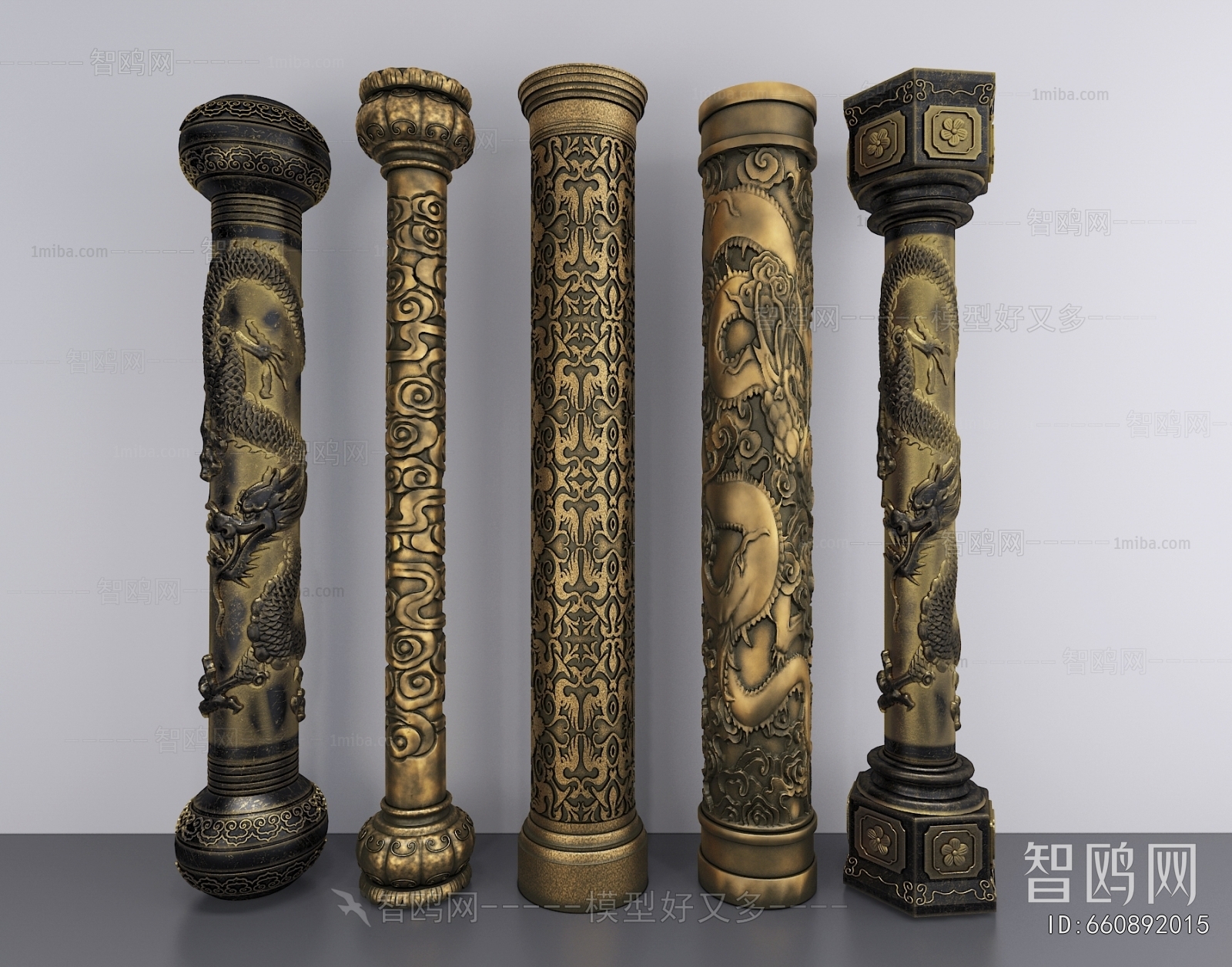 Chinese Style Column