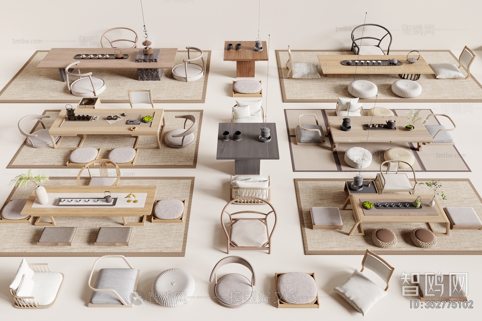 New Chinese Style Tea Tables And Chairs